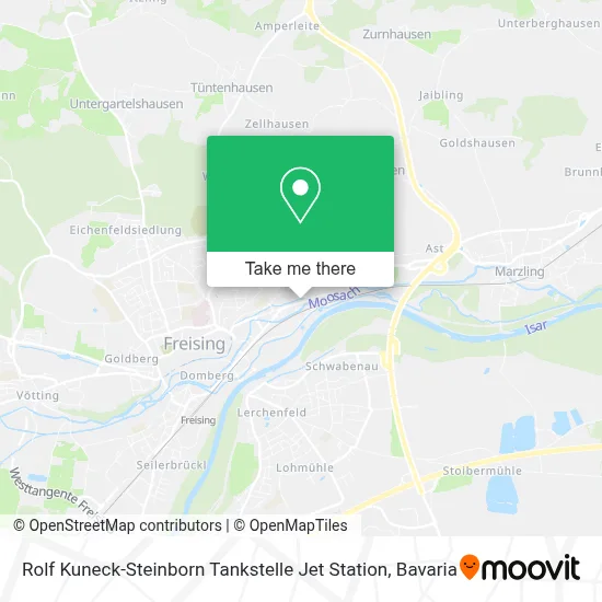 Rolf Kuneck-Steinborn Tankstelle Jet Station map