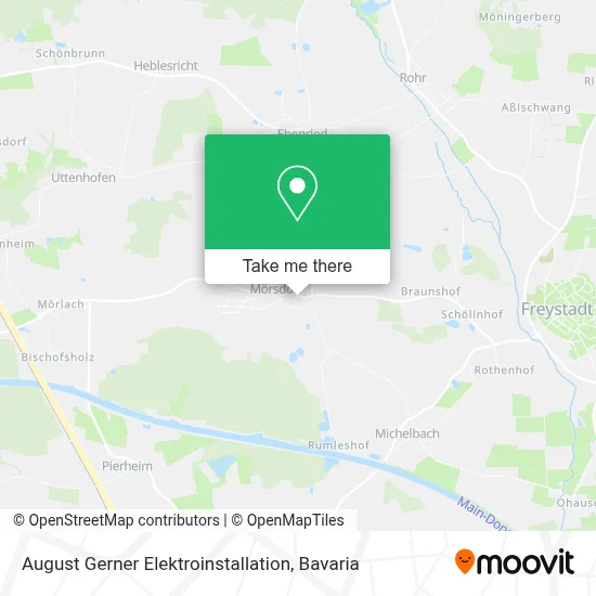 August Gerner Elektroinstallation map