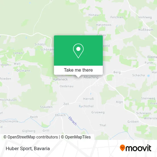 Huber Sport map