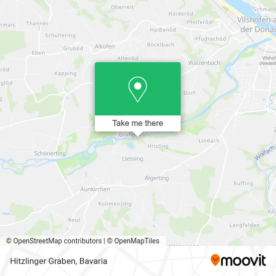 Hitzlinger Graben map