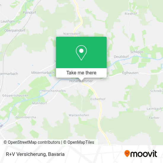 R+V Versicherung map