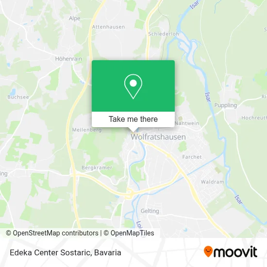 Edeka Center Sostaric map
