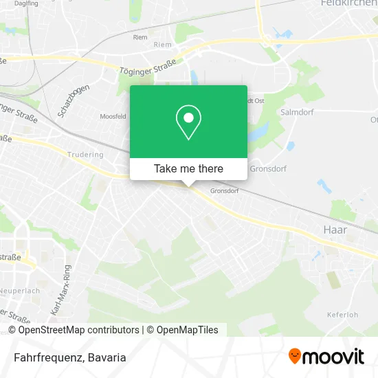 Fahrfrequenz map
