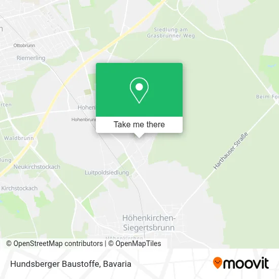 Hundsberger Baustoffe map