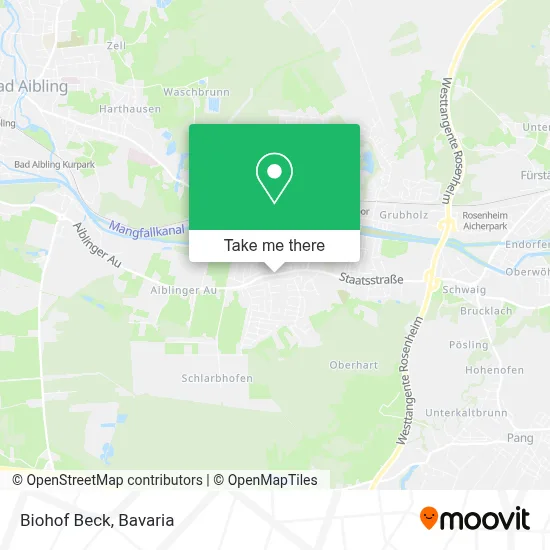 Biohof Beck map