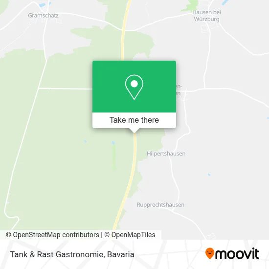 Tank & Rast Gastronomie map