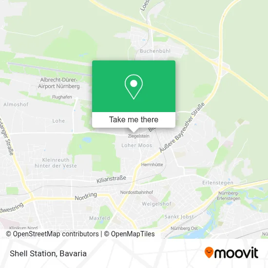 Shell Station map