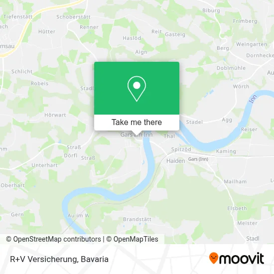 R+V Versicherung map