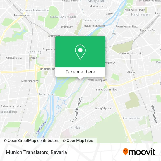 Munich Translators map