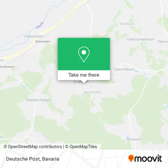 Deutsche Post map