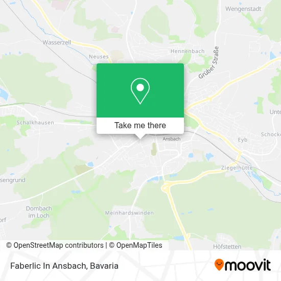 Faberlic In Ansbach map