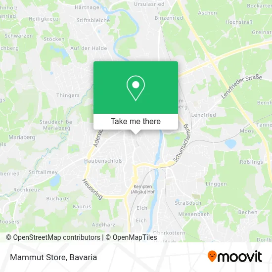 Mammut Store map