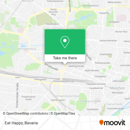 Eat Happy map