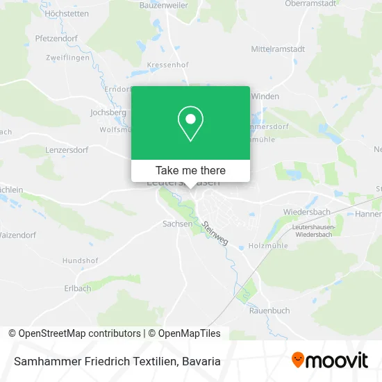 Samhammer Friedrich Textilien map
