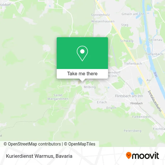 Kurierdienst Warmus map