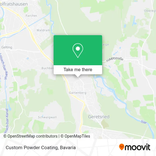 Custom Powder Coating map