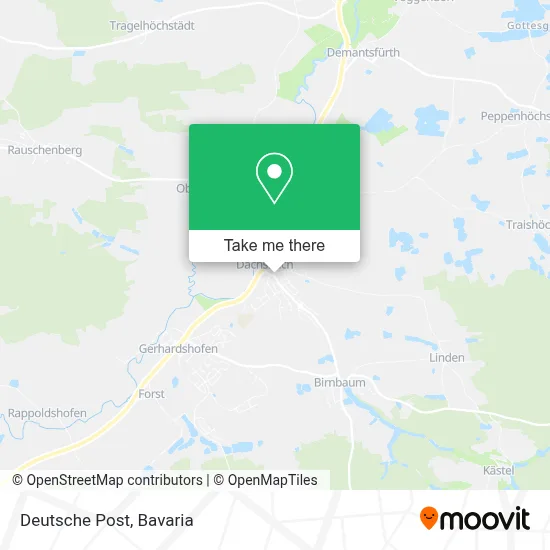 Deutsche Post map