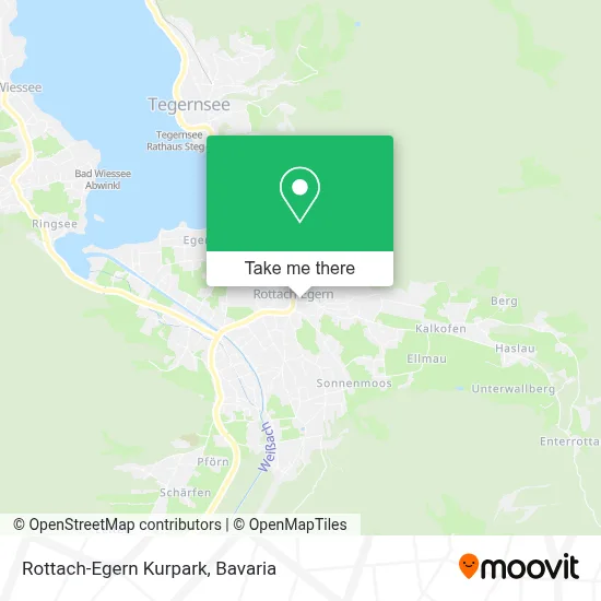 Rottach-Egern Kurpark map