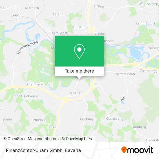 Finanzcenter-Cham Gmbh map