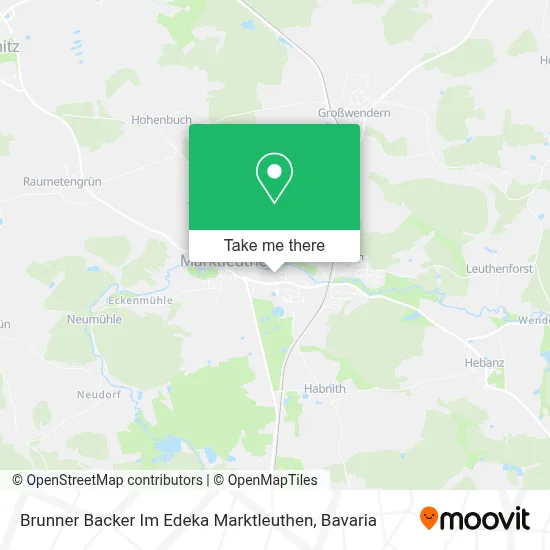 Brunner Backer Im Edeka Marktleuthen map