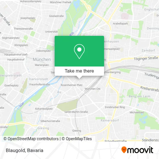 Blaugold map