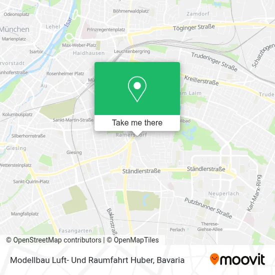 Modellbau Luft- Und Raumfahrt Huber map
