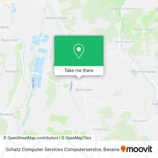 Schatz Computer Services Computerservice map