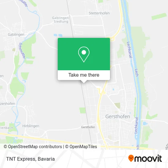 Tnt Express map
