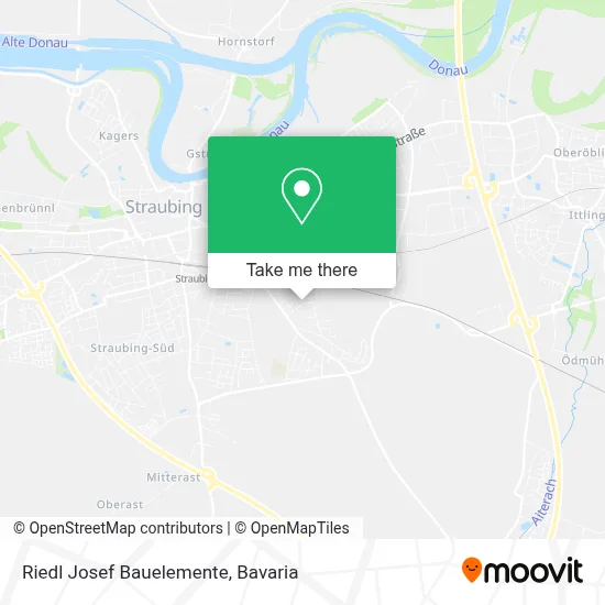 Riedl Josef Bauelemente map