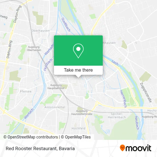 Red Rooster Restaurant map