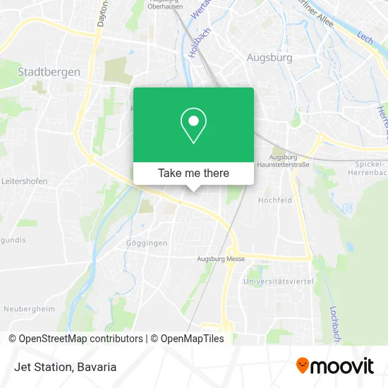 Jet Station map