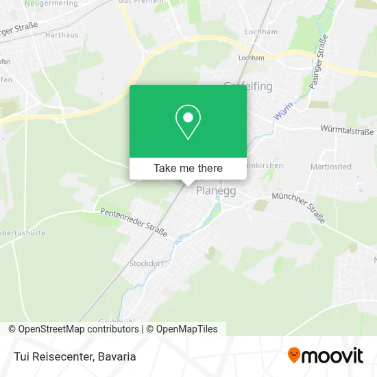 Tui Reisecenter map