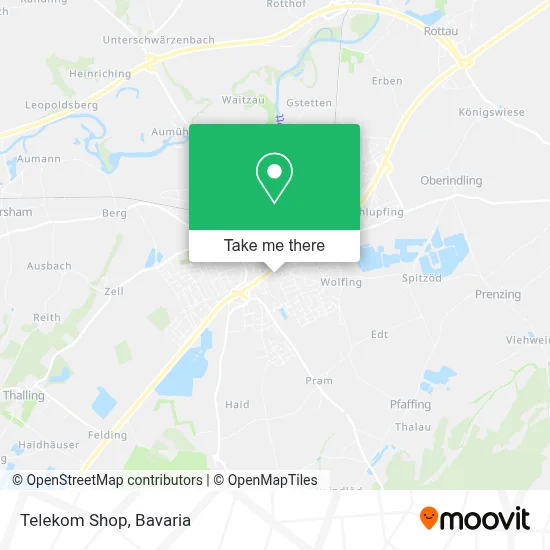 Telekom Shop map