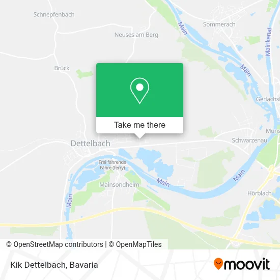 Kik Dettelbach map