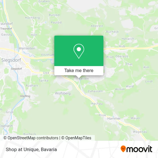 Shop at Unique map