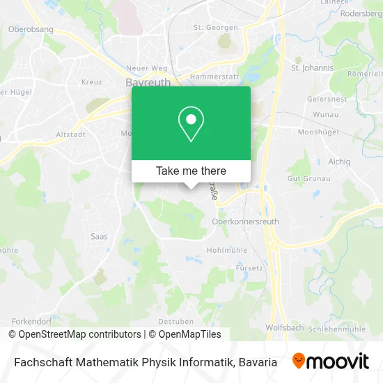 Fachschaft Mathematik Physik Informatik map