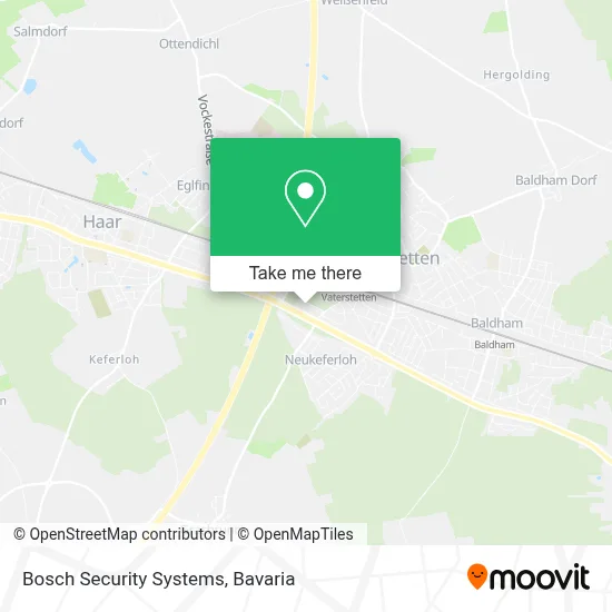 Bosch Security Systems map