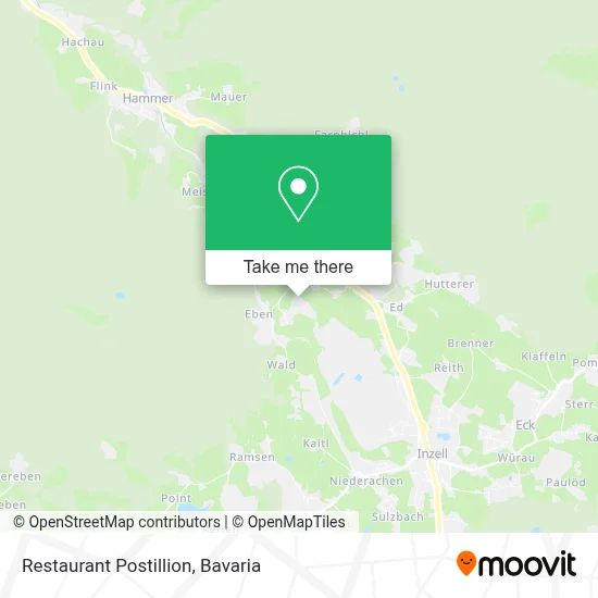 Restaurant Postillion map