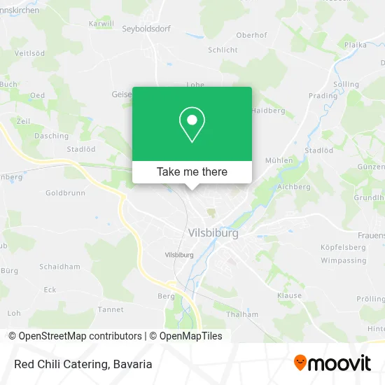 Red Chili Catering map