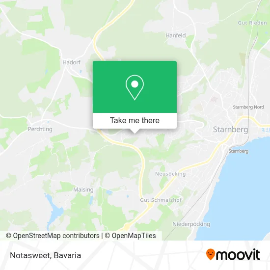Notasweet map