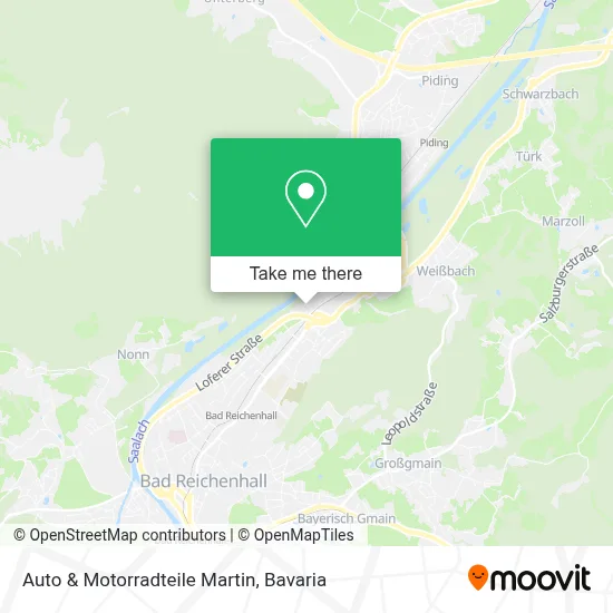 Auto & Motorradteile Martin map