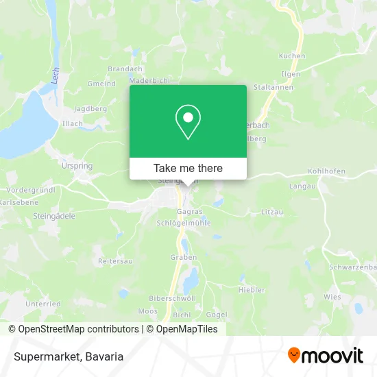 Supermarkt map