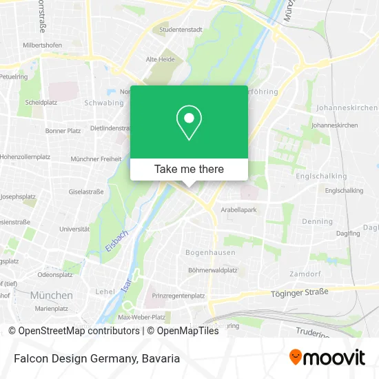 Falcon Design Germany map
