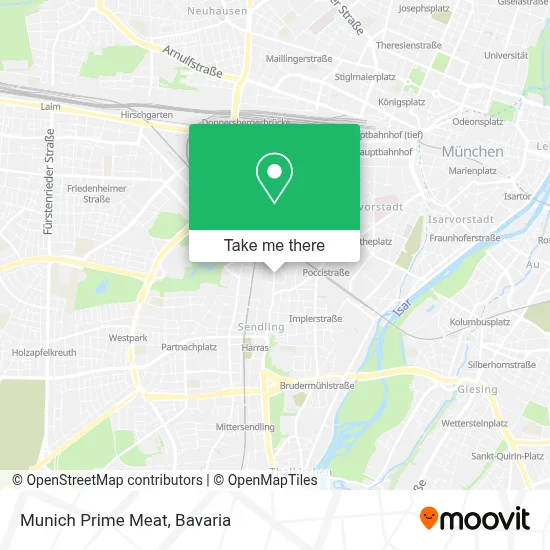 Munich Prime Meat map