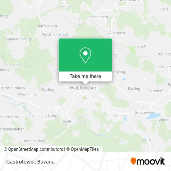 Gastrotower map