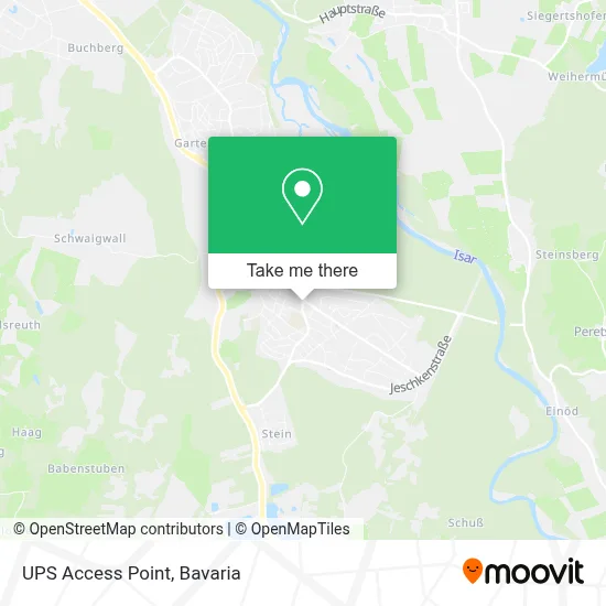 Ups Access Point map