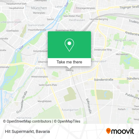 Hit Supermarkt map