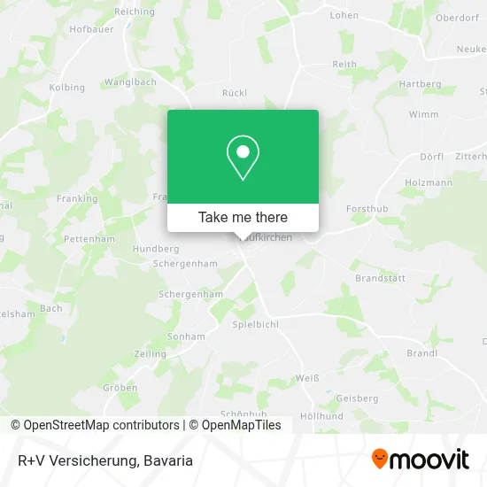 R+V Versicherung map