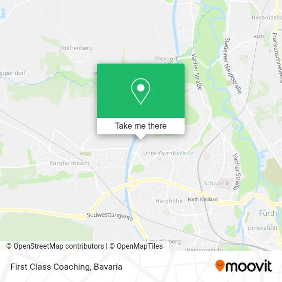 First Class Coaching map