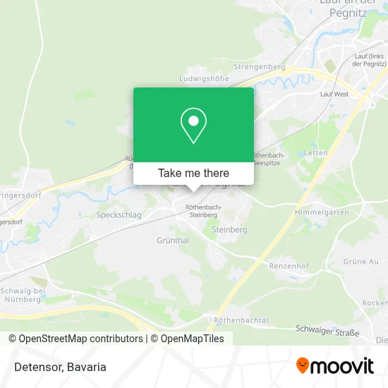 Detensor map
